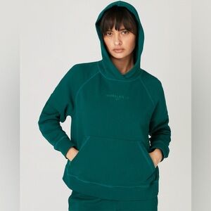 Wimbledon Women’s Hoodie Sweatshirt Medium Green Waist Length